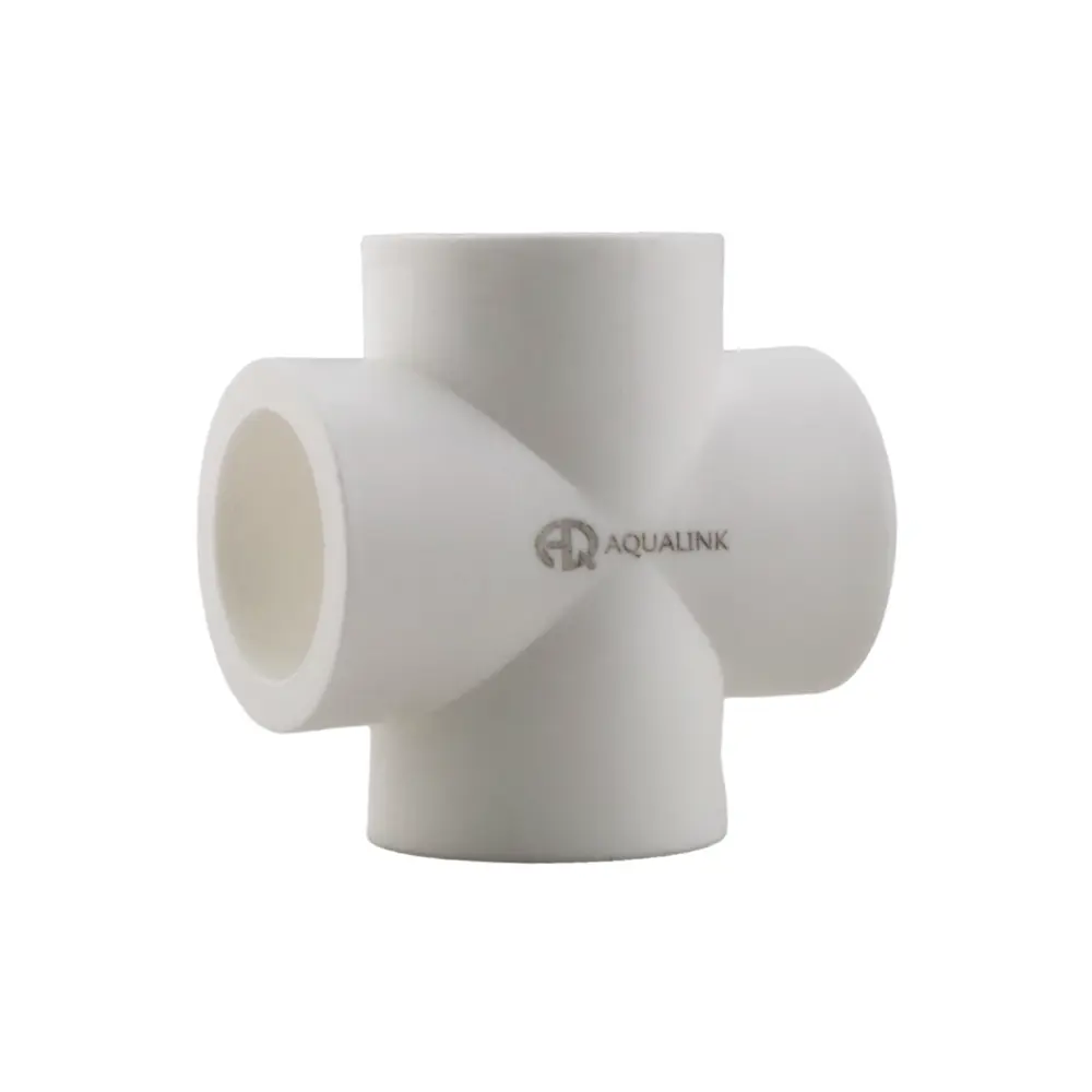 Фото 4 Крестовина Aqualink 25x25x25x25 мм ВП полипропилен Фото 4 Крестовина Aqualink 25x25x25x25 мм ВП полипропилен