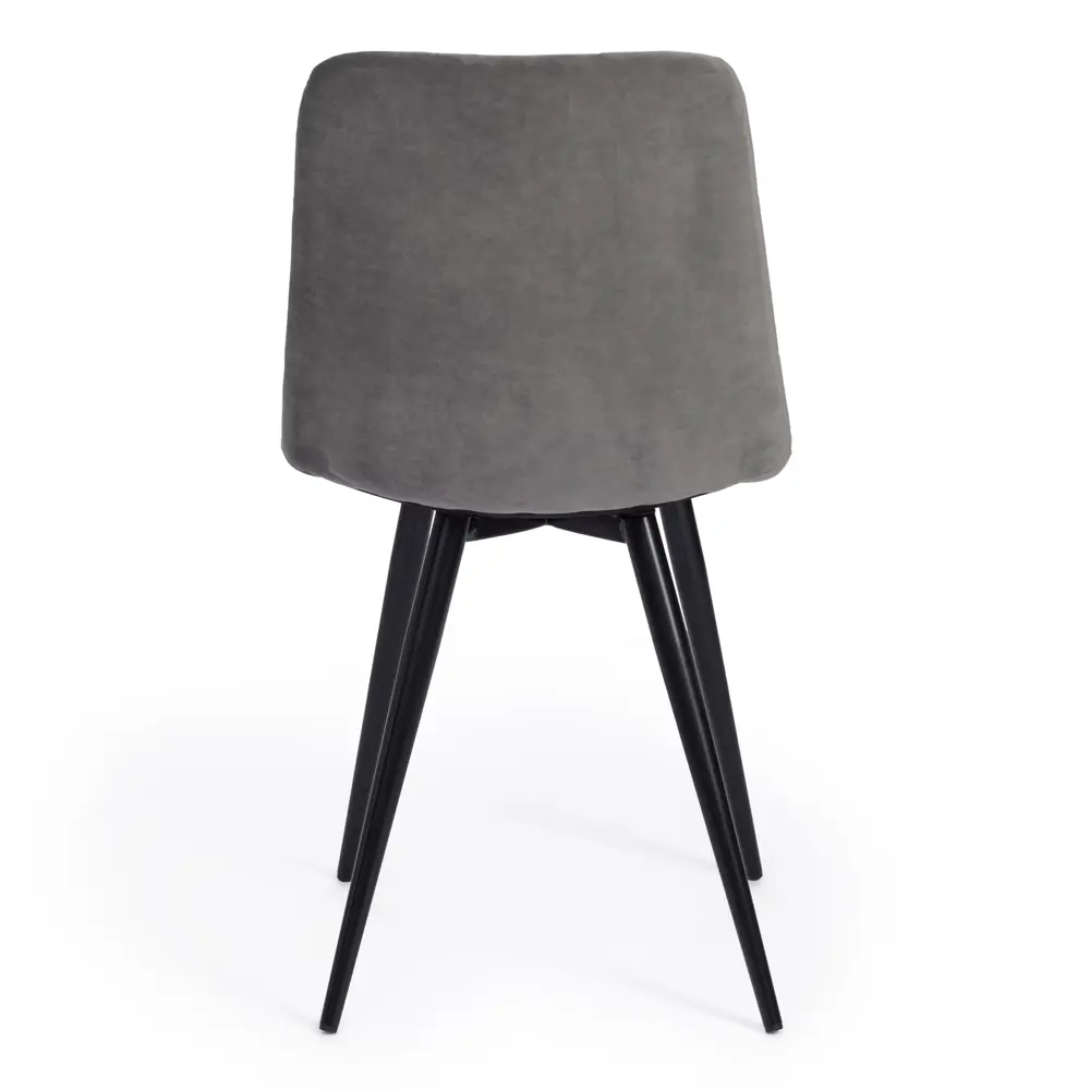 Фото 7 Комплект стульев 4 шт Tetchair Chilly 88x53x45 см вельвет цвет серый/черный Фото 7 Комплект стульев 4 шт Tetchair Chilly 88x53x45 см вельвет цвет серый/черный