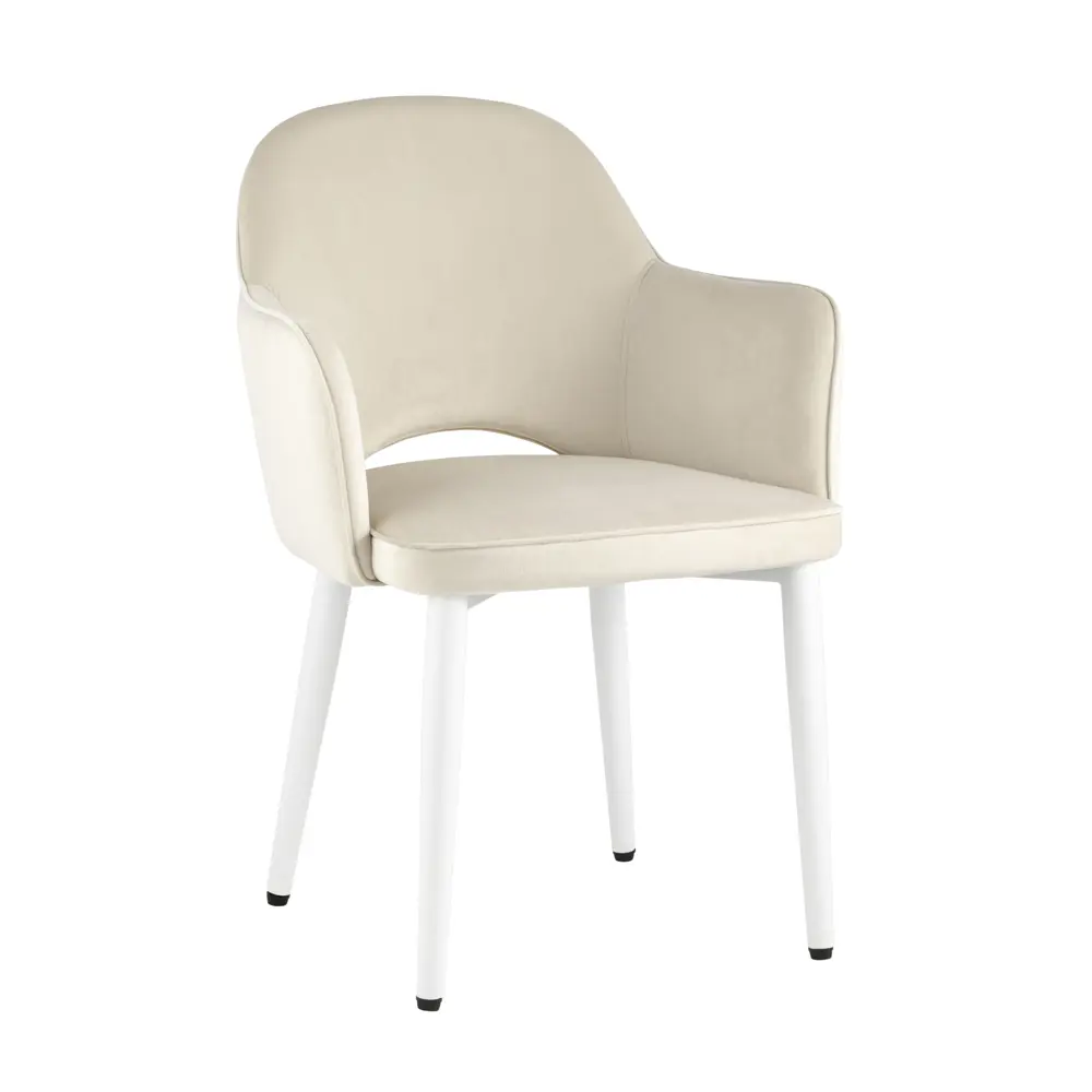Фото 2 Кухонный стул Stool Group Венера new 82x64x49 см велюр цвет светлый кремовый Фото 2 Кухонный стул Stool Group Венера new 82x64x49 см велюр цвет светлый кремовый