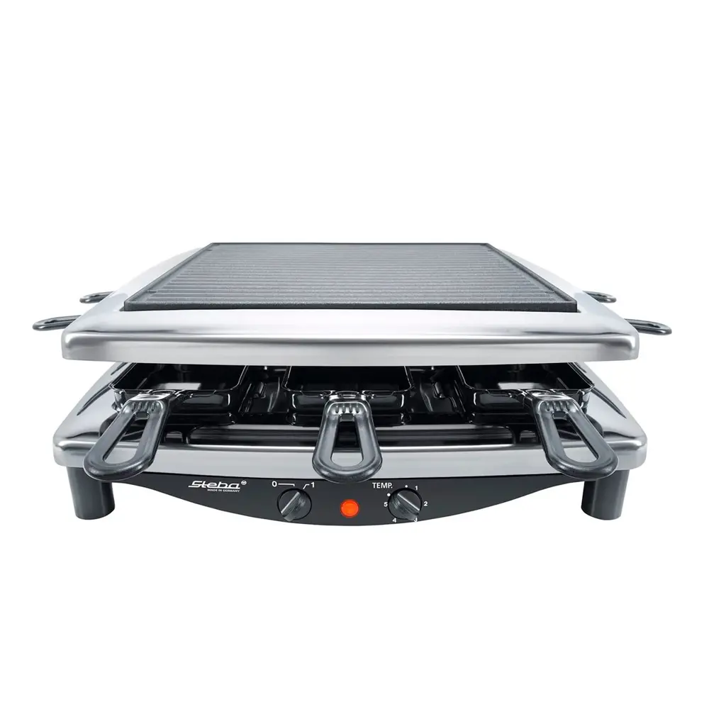 Фото Раклетница Steba Rc 3 plus chrom 1450 Вт цвет стальной Фото Раклетница Steba Rc 3 plus chrom 1450 Вт цвет стальной