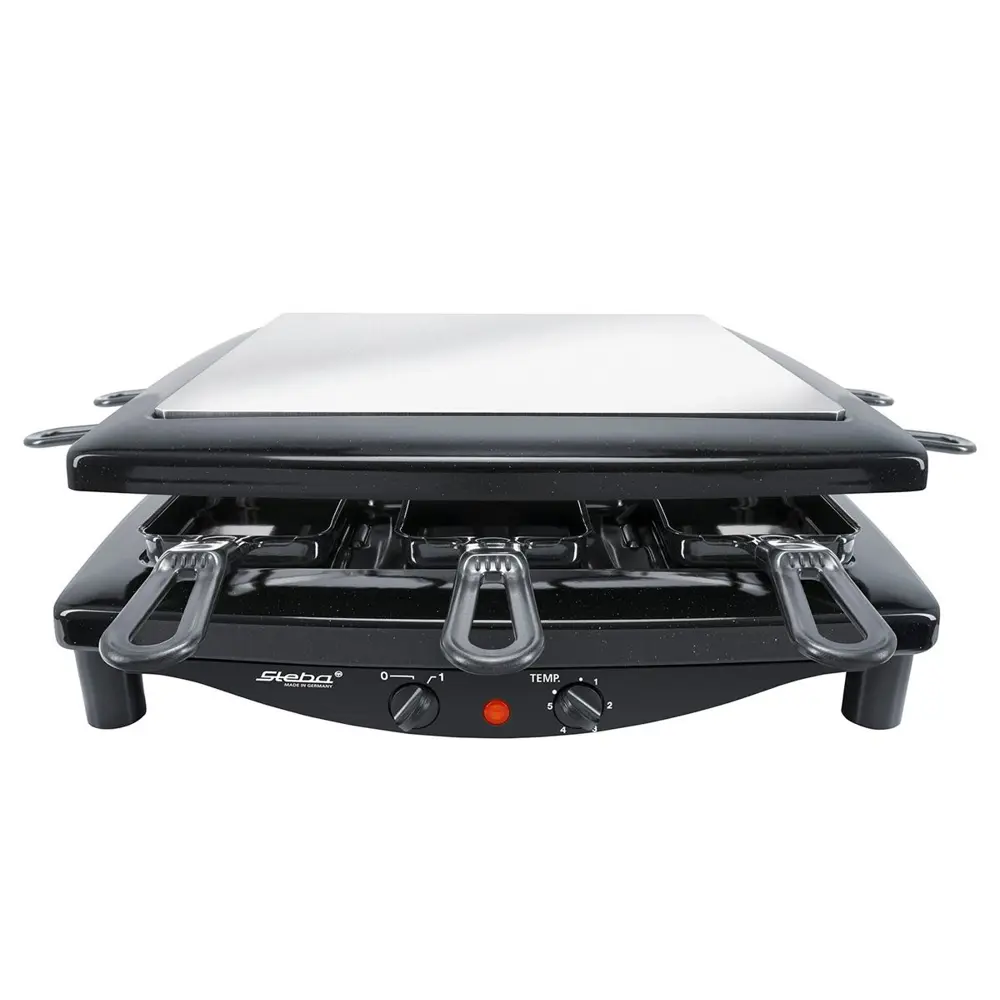 Фото Раклетница Steba Rc 7 black steel 1450 Вт цвет черный Фото Раклетница Steba Rc 7 black steel 1450 Вт цвет черный