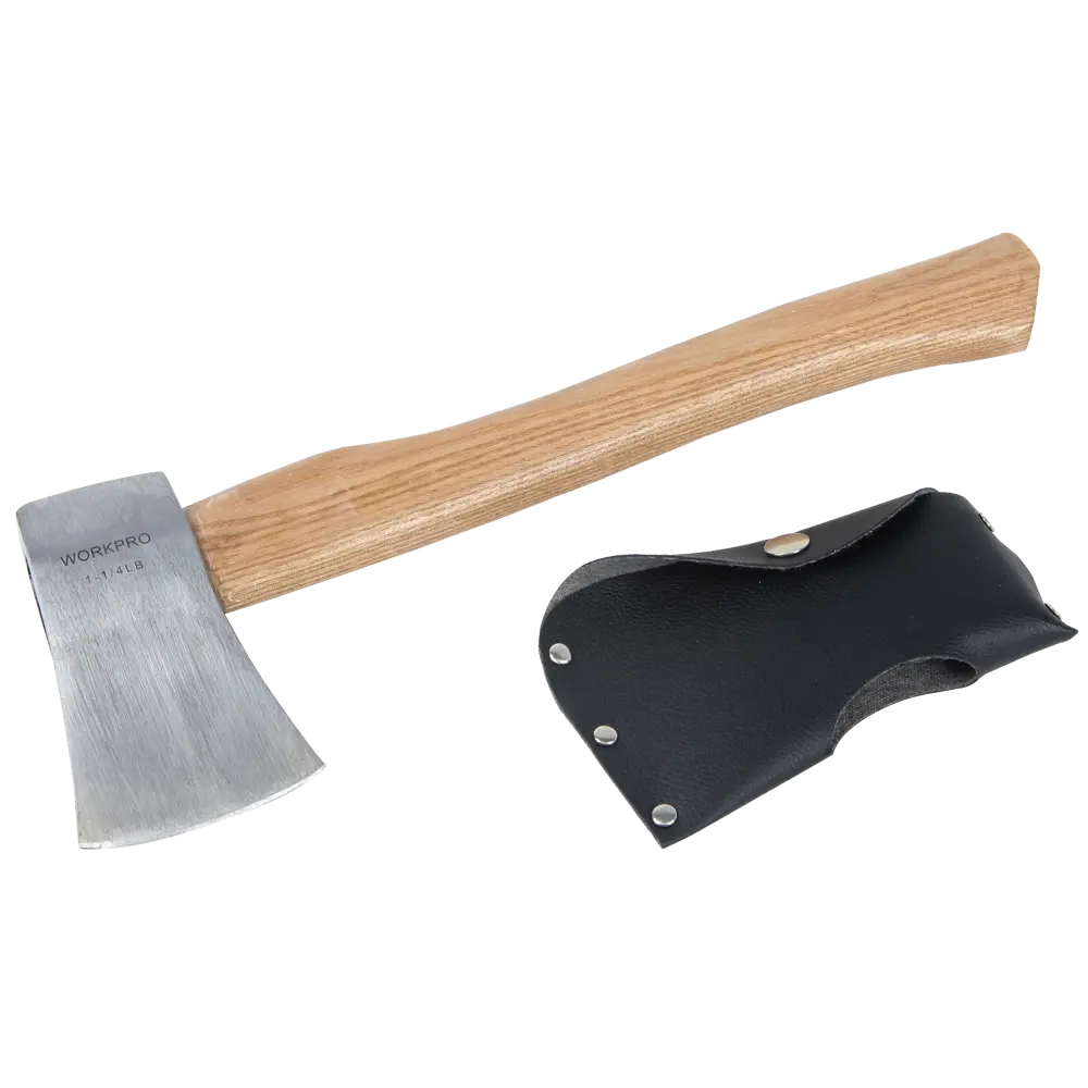 Фото Топор с деревянной рукояткой WorkPro WP241042 560 г Фото Топор с деревянной рукояткой WorkPro WP241042 560 г