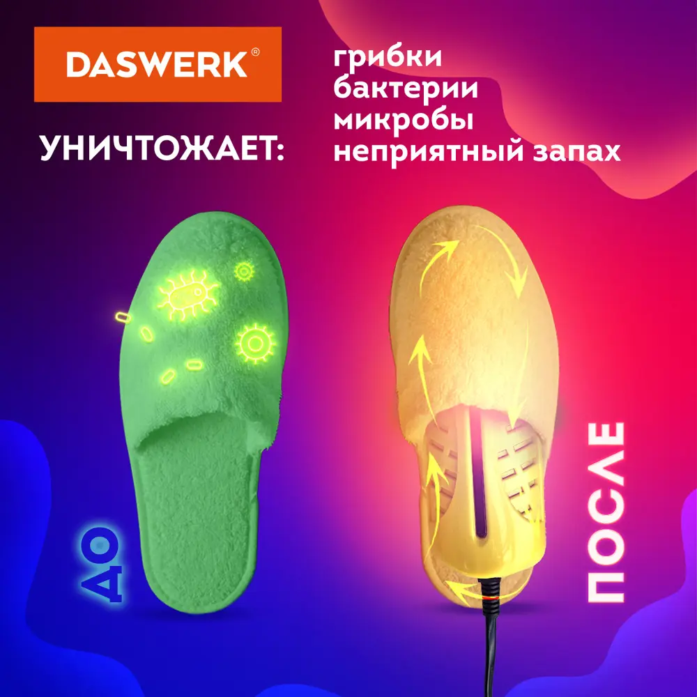 Фото 2 Сушилка для обуви с подсветкой Daswerk Das Haus 456196 цвет желтый Фото 2 Сушилка для обуви с подсветкой Daswerk Das Haus 456196 цвет желтый