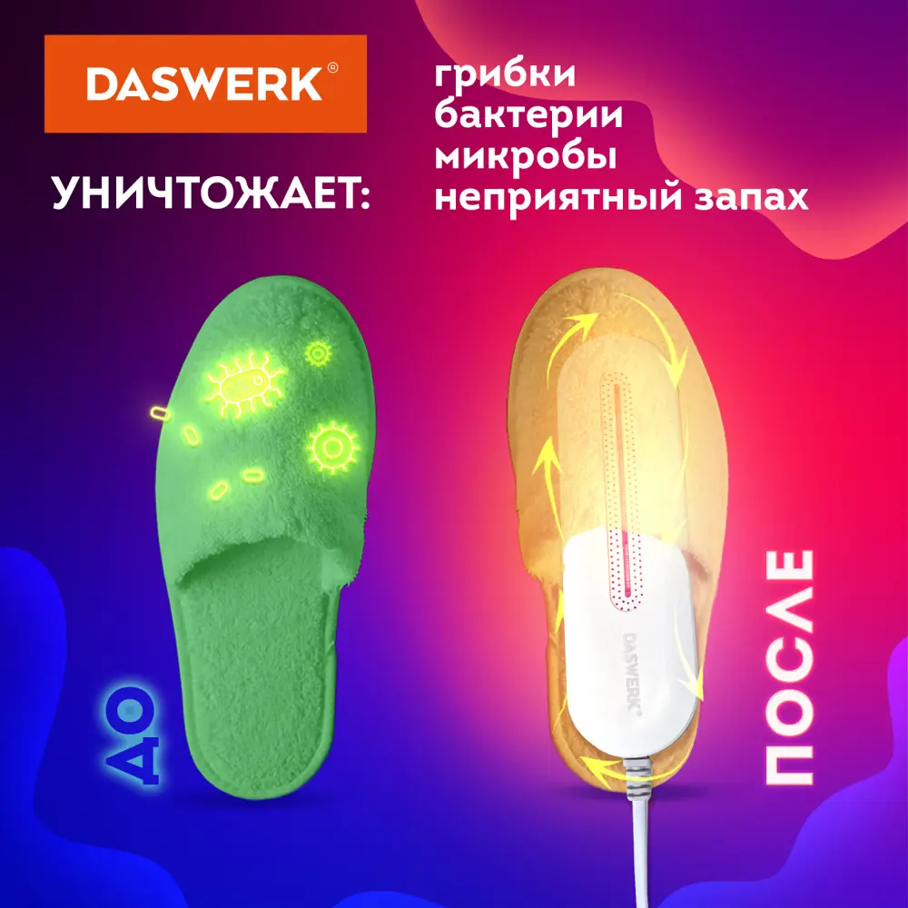 Фото 2 Сушилка для обуви с подсветкой Daswerk Das Haus 456194 цвет белый матовый Фото 2 Сушилка для обуви с подсветкой Daswerk Das Haus 456194 цвет белый матовый