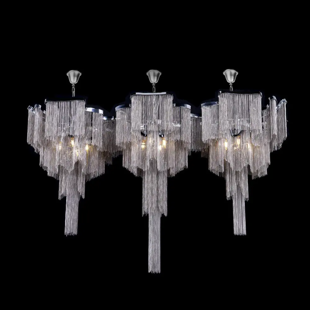 Фото 4 Люстра подвесная Loft it 10208_1400r smoke 12 ламп 40 м² цвет серебряный Фото 4 Люстра подвесная Loft it 10208_1400r smoke 12 ламп 40 м² цвет серебряный