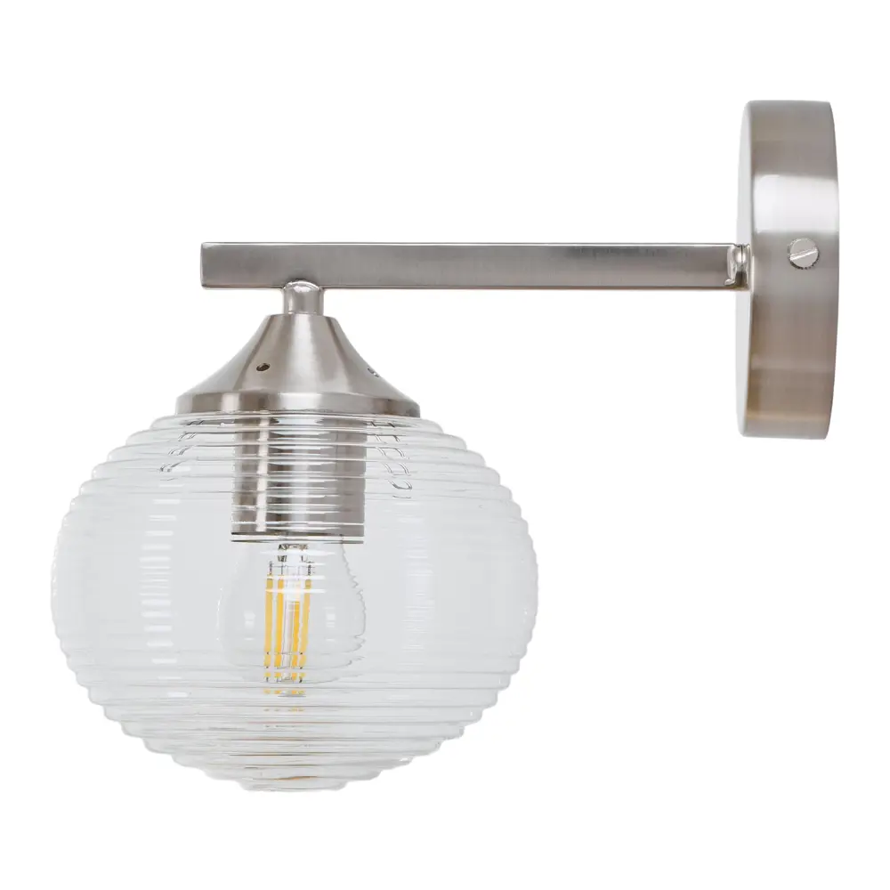 Фото 3 Настенный светильник Myfar Mr1790-1w цвет никель Фото 3 Настенный светильник Myfar Mr1790-1w цвет никель