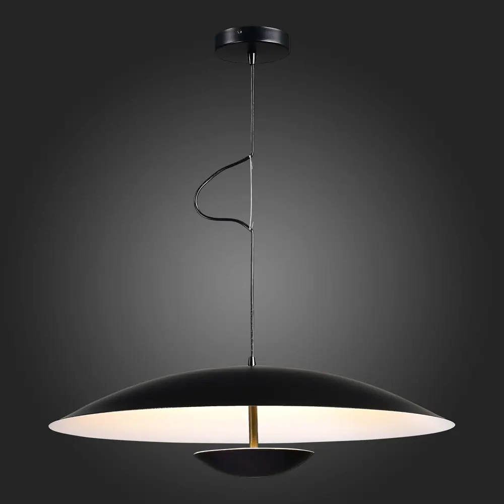 Фото 3 Светильник подвесной светодиодный St luce Armonico sl6502.413.01 14 м² теплый белый (желтый) свет цвет черный Фото 3 Светильник подвесной светодиодный St luce Armonico sl6502.413.01 14 м² теплый белый (желтый) свет цвет черный