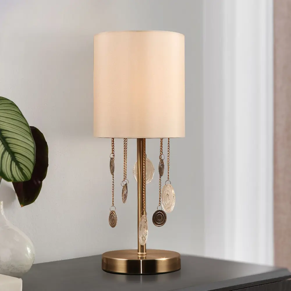 Фото 4 Настольная лампа Rivoli Ellie 7085-501 Б0055632 40Вт IP20 оранжевый/медный Фото 4 Настольная лампа Rivoli Ellie 7085-501 Б0055632 40Вт IP20 оранжевый/медный