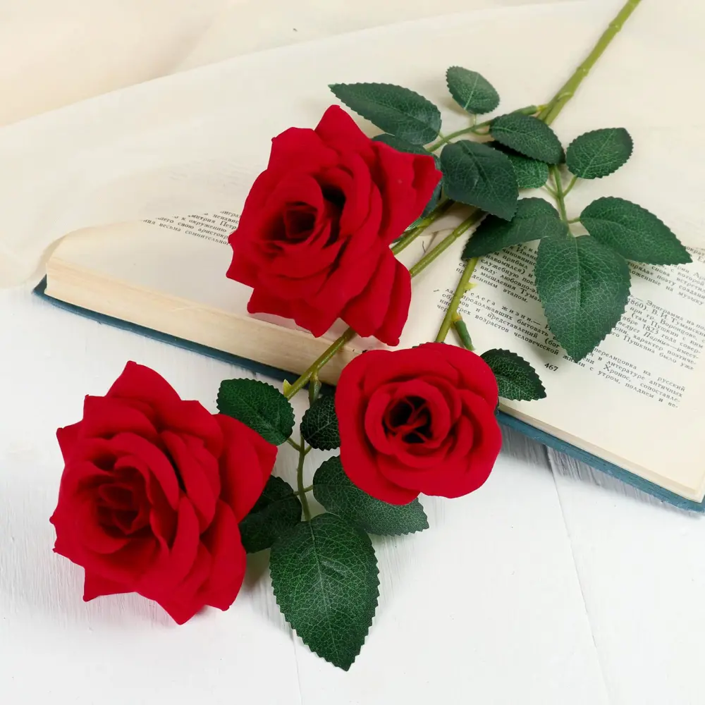 Фото Цветы искусственные Poetry in flowers Роза триада Фото Цветы искусственные Poetry in flowers Роза триада