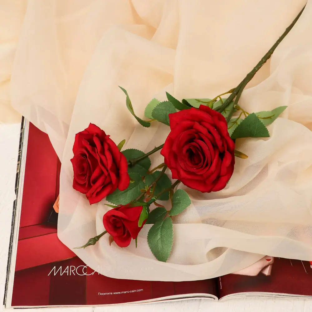 Фото Цветы искусственные Poetry in flowers Роза шарм Фото Цветы искусственные Poetry in flowers Роза шарм