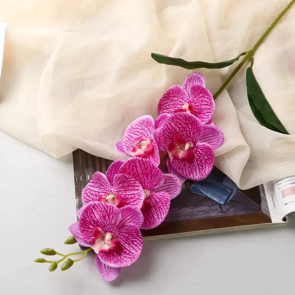 Фото Цветы искусственные Poetry in flowers "Орхидея фаленопсис" премиум Фото Цветы искусственные Poetry in flowers "Орхидея фаленопсис" премиум