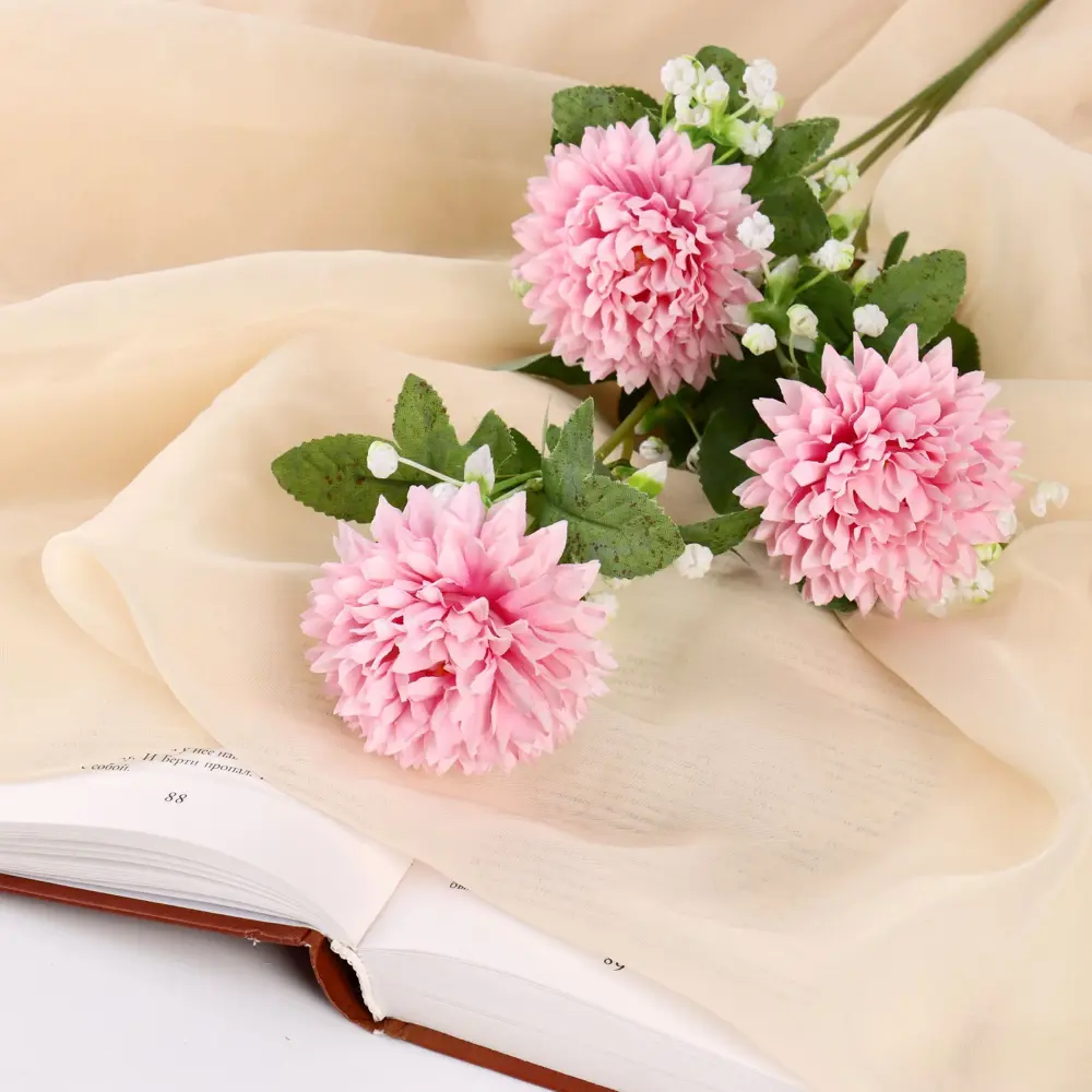 Фото Цветы искусственные Poetry in flowers Клевер гибридный