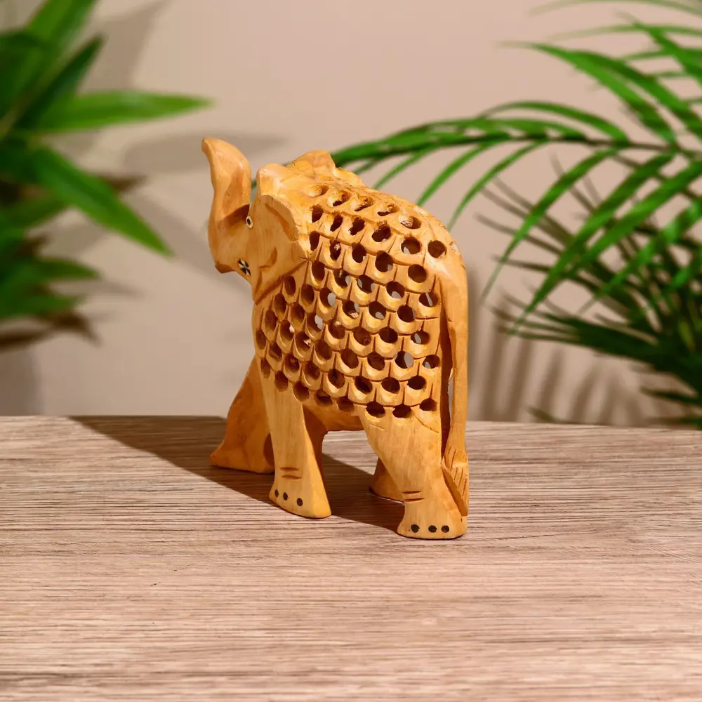 Фото 3 Сувенир "Слон" дерево кадам 10x4x11 см