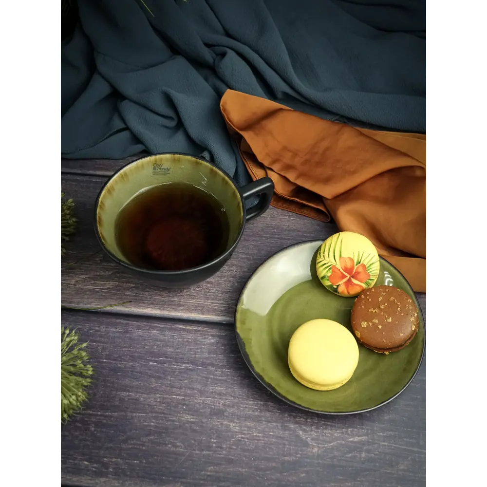 Фото 4 Блюдце Cosy&Trendy Mossa COS0288 13.50x13.50 см керамика цвет зеленый Фото 4 Блюдце Cosy&Trendy Mossa COS0288 13.50x13.50 см керамика цвет зеленый