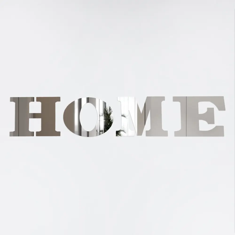 Фото 2 Декор настенный "Home" зеркальный, буква 8x10 см Фото 2 Декор настенный "Home" зеркальный, буква 8x10 см