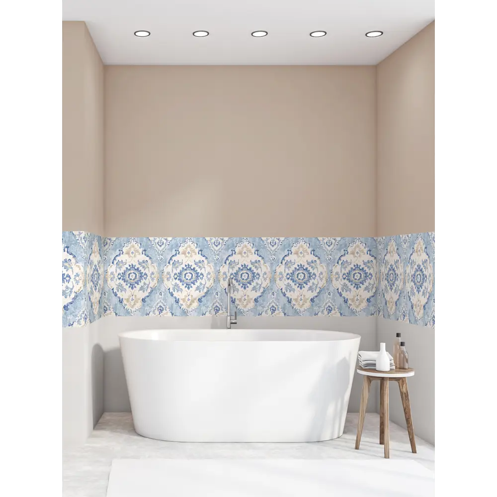 Фото 2 Декоративная самоклеящаяся пленка Dekorio 221002053 47x280 см цвет синий/голубой