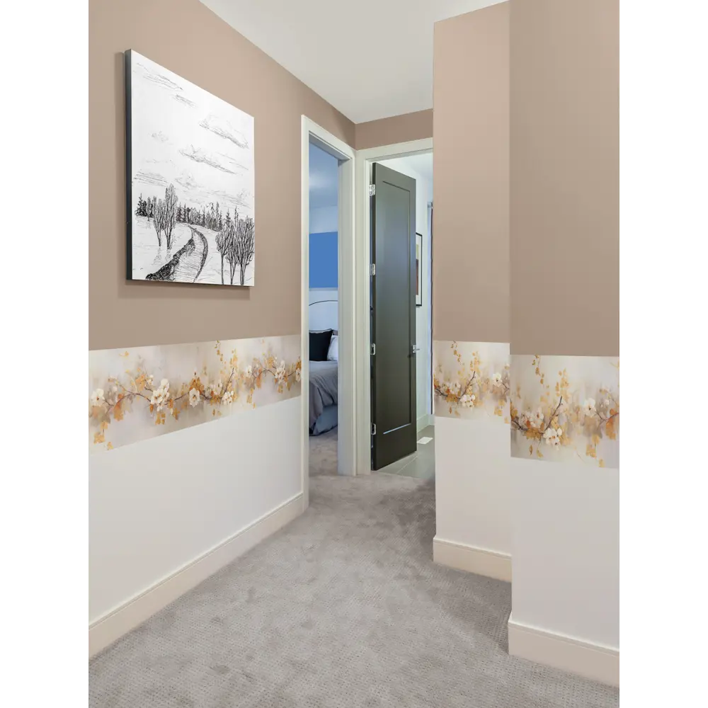 Фото 4 Декоративная самоклеящаяся пленка Dekorio 221002103 47x280 см цвет бежевый/оранжевый