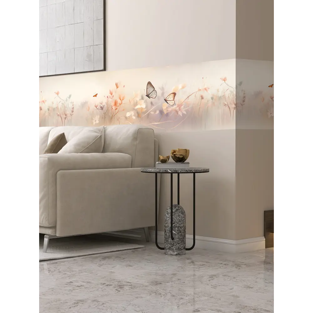 Фото 5 Декоративная самоклеящаяся пленка Dekorio 221002113 47x280 см цвет бежевый