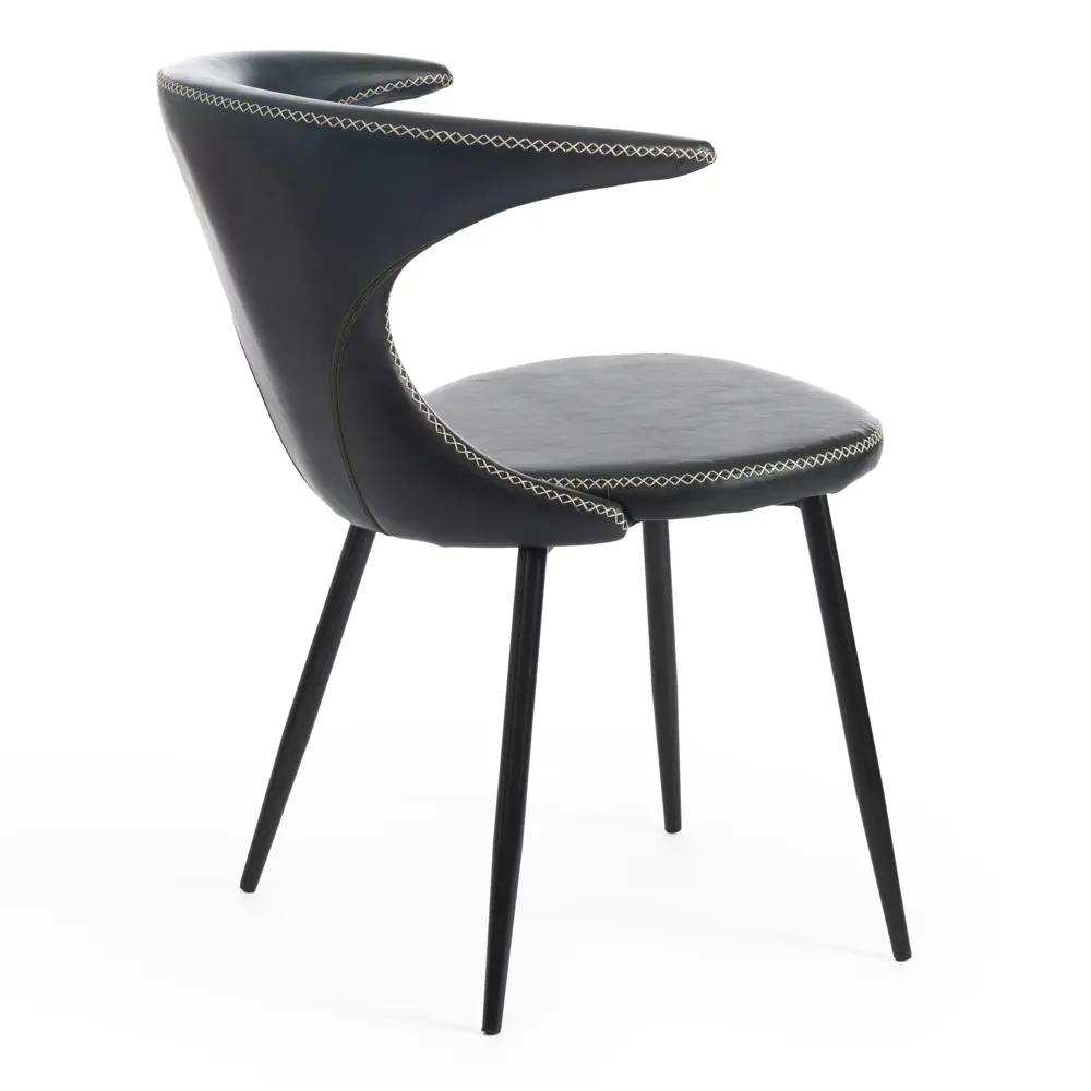 Фото 5 Кухонный стул Tetchair FLAIR (mod. 9020) 78x56x60 см экокожа цвет черный 15166 Фото 5 Кухонный стул Tetchair FLAIR (mod. 9020) 78x56x60 см экокожа цвет черный 15166