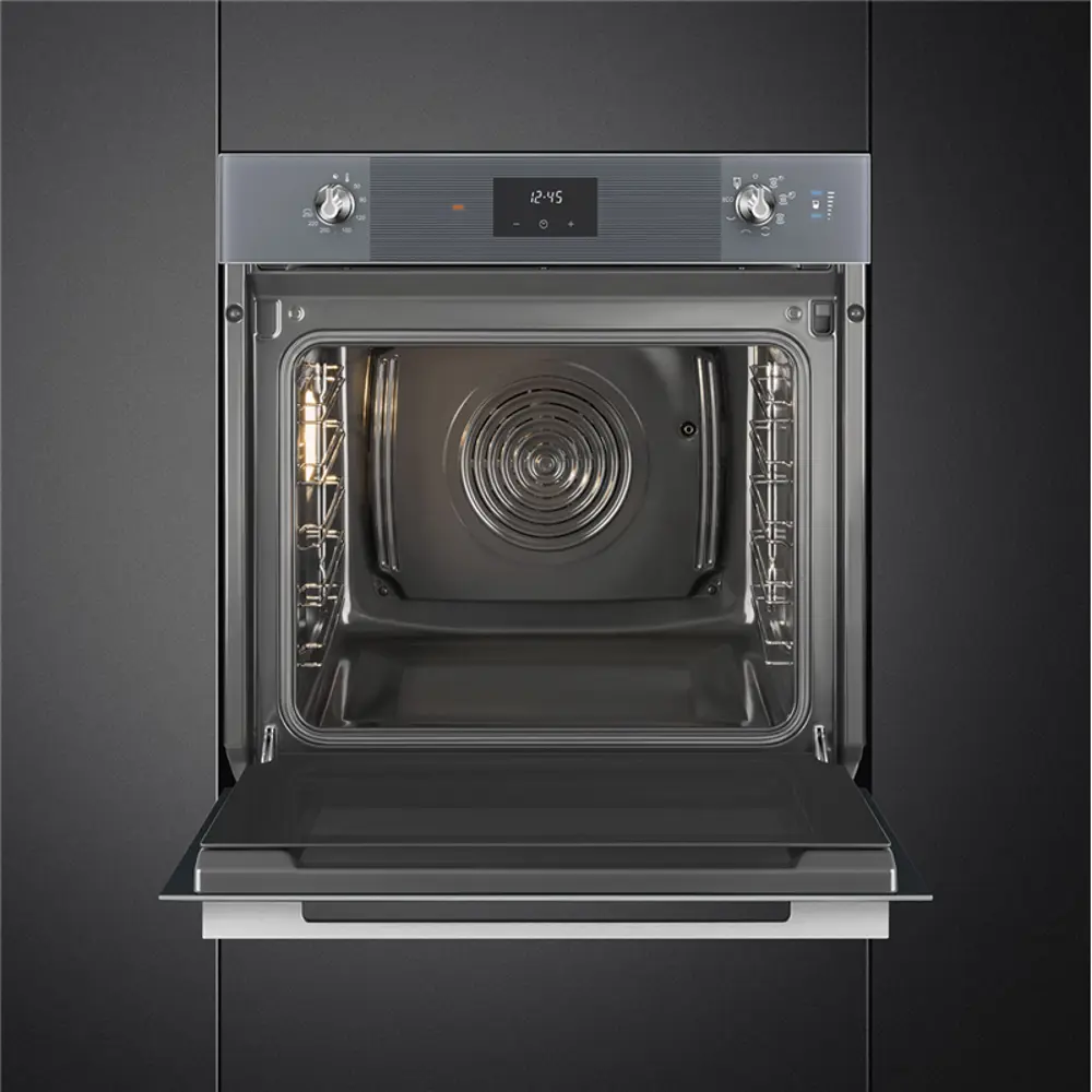 Фото 4 Электрический встраиваемый духовой шкаф Smeg SO6100S2S 59.7x59.2x54.8 см цвет черный Фото 4 Электрический встраиваемый духовой шкаф Smeg SO6100S2S 59.7x59.2x54.8 см цвет черный