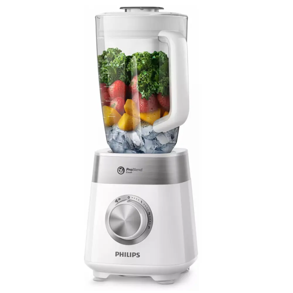 Фото 5 Блендер стационарный Philips HR2224/00 3 скорости цвет белый Фото 5 Блендер стационарный Philips HR2224/00 3 скорости цвет белый