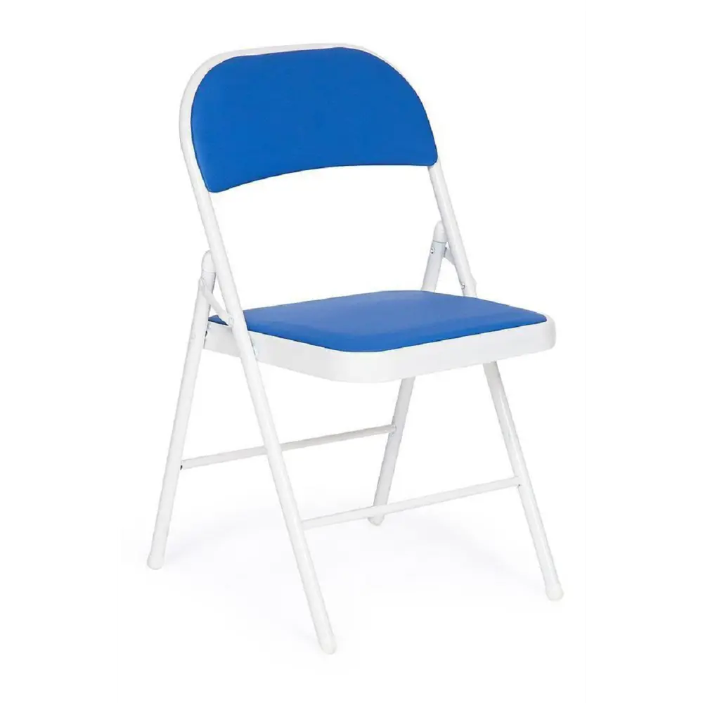 Фото 2 Стул Tetchair Folder (mod. 032) 76x51x41 см металл цвет синий Фото 2 Стул Tetchair Folder (mod. 032) 76x51x41 см металл цвет синий