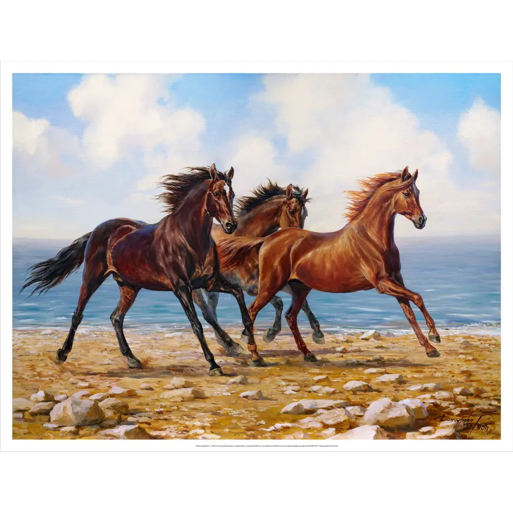 Фото Постер Русская коллекция "Морской бриз" 64x84 см