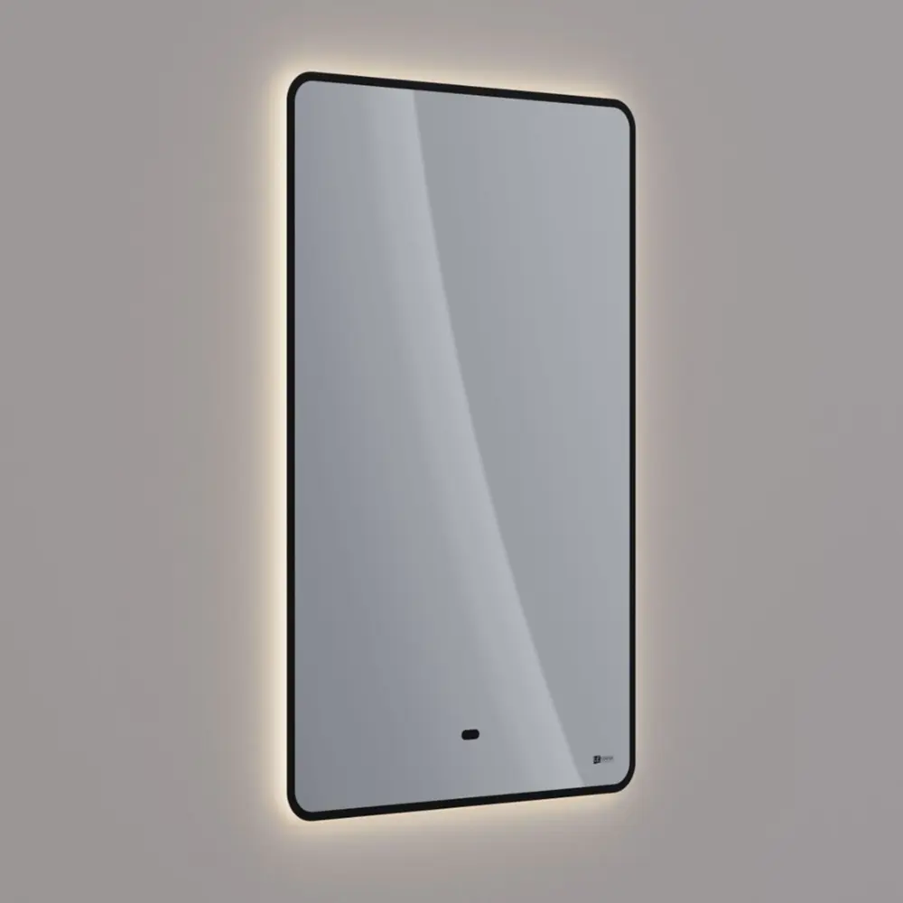 Фото 2 Зеркало со встроенным освещением Lemark Mioblack LM50ZM-black 50x80 см Фото 2 Зеркало со встроенным освещением Lemark Mioblack LM50ZM-black 50x80 см