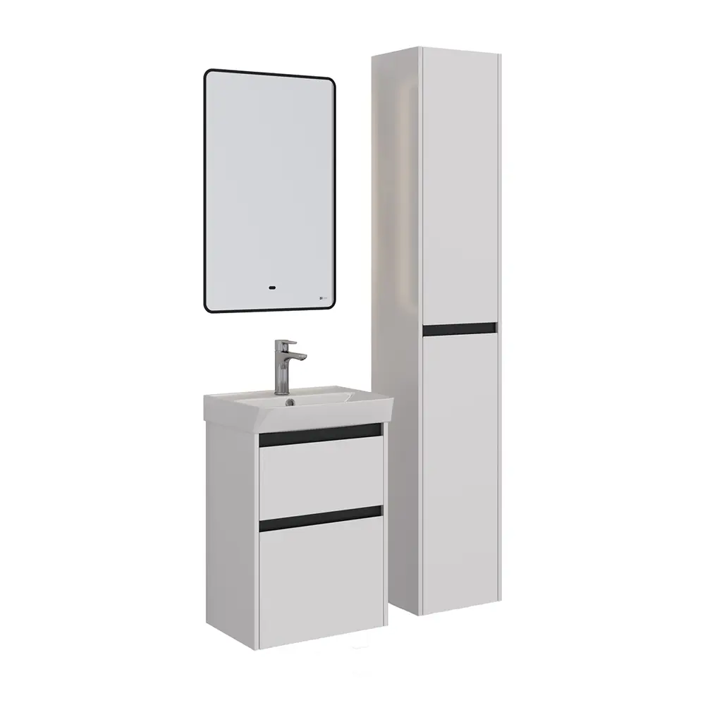 Фото 5 Зеркало со встроенным освещением Lemark Mioblack LM50ZM-black 50x80 см Фото 5 Зеркало со встроенным освещением Lemark Mioblack LM50ZM-black 50x80 см