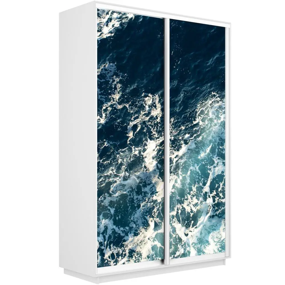 Фото Шкаф-купе Мебельная компания е1 1015 220x120x60 см 7 полок ЛДСП цвет белый Фото Шкаф-купе Мебельная компания е1 1015 220x120x60 см 7 полок ЛДСП цвет белый