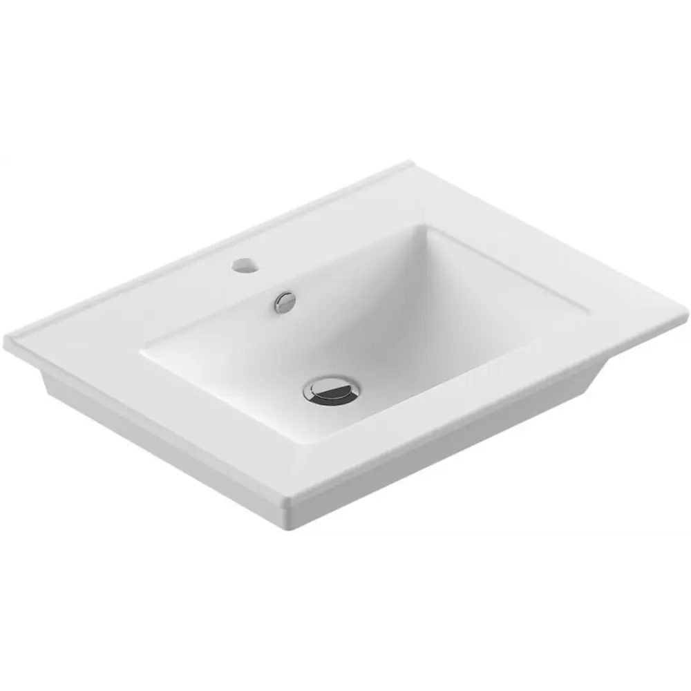 Фото Раковина встраиваемая Sanita Luxe Quadro WB.FN-Quadro-75-C-WHT.G-S1 75см цвет белый Фото Раковина встраиваемая Sanita Luxe Quadro WB.FN-Quadro-75-C-WHT.G-S1 75см цвет белый