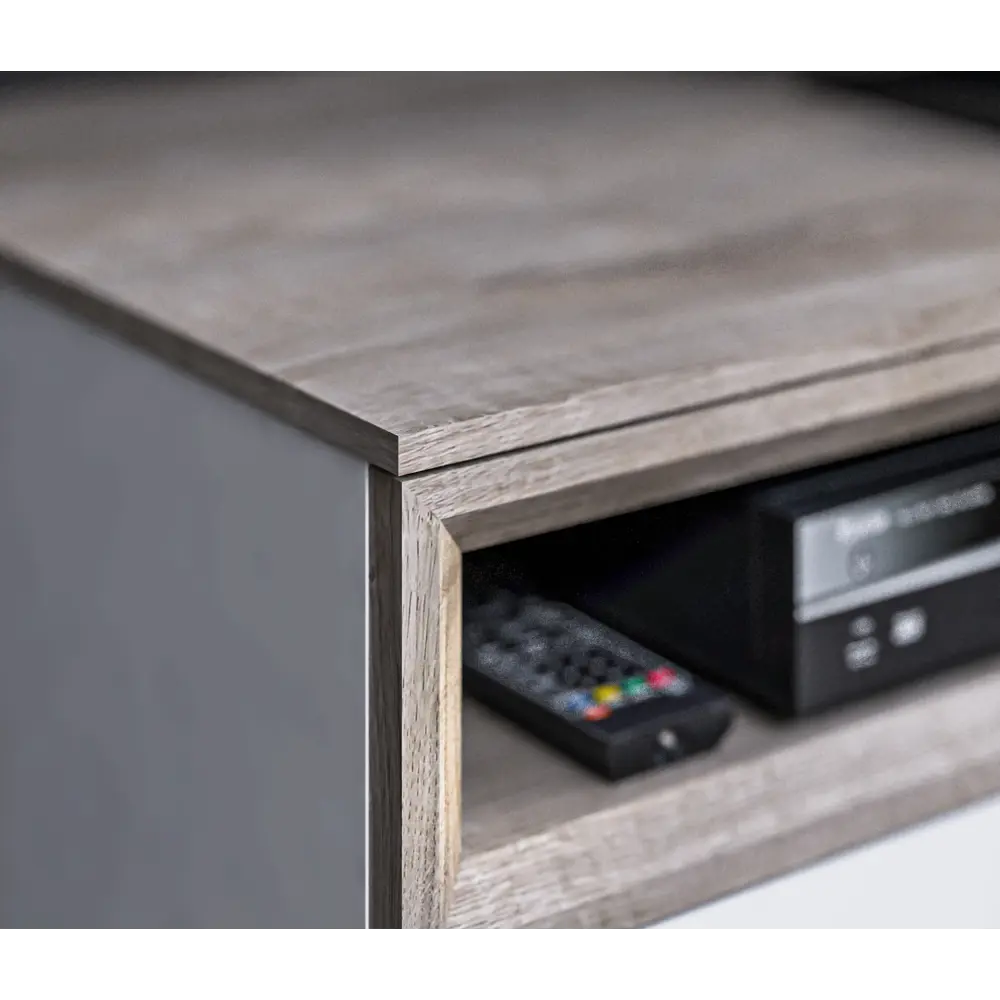 Фото 4 Тумба под телевизор Столплит 01560004/06 200x52x49 см ЛДСП цвет белый/бежевый Фото 4 Тумба под телевизор Столплит 01560004/06 200x52x49 см ЛДСП цвет белый/бежевый