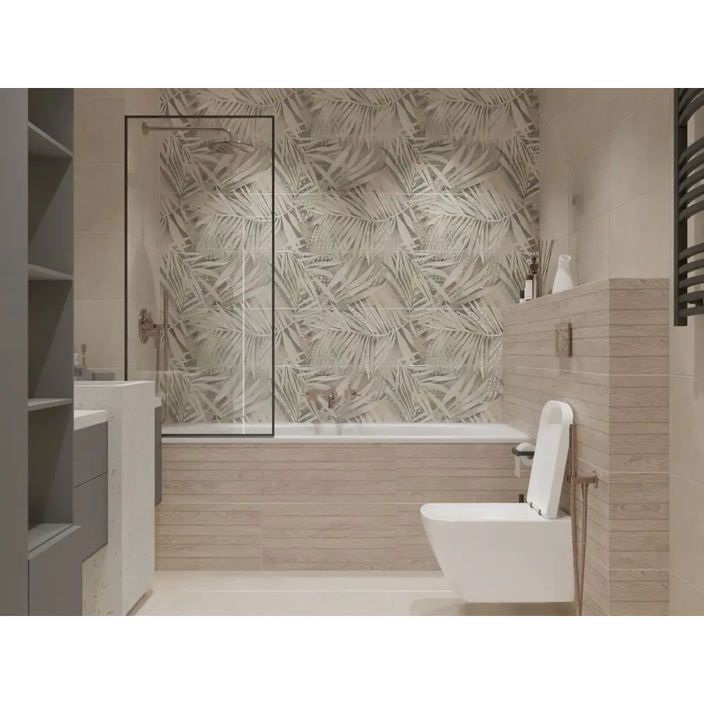 Фото 2 Керамическая плитка Azori 509501101 31.5x63см 1.59 м² цвет кремовый, цена за упаковку Фото 2 Керамическая плитка Azori 509501101 31.5x63см 1.59 м² цвет кремовый, цена за упаковку