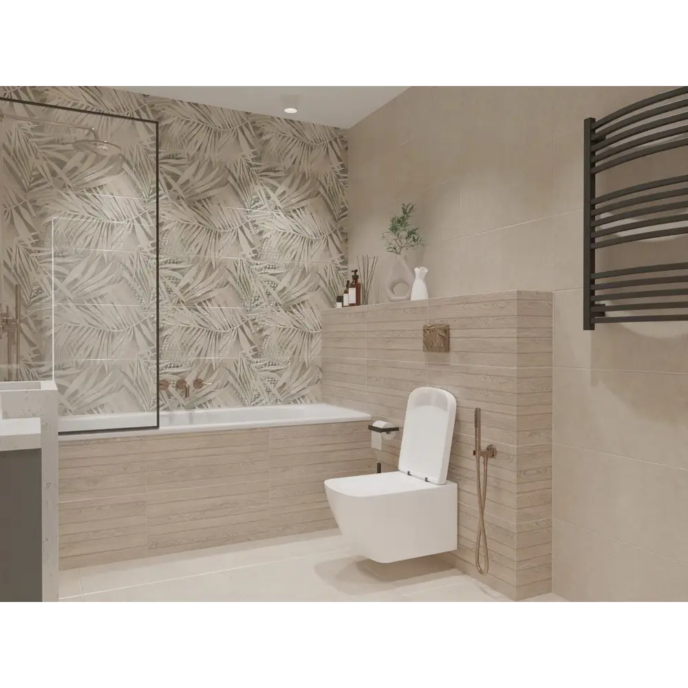 Фото Керамическая плитка Azori 509501101 31.5x63см 1.59 м² цвет кремовый, цена за упаковку Фото Керамическая плитка Azori 509501101 31.5x63см 1.59 м² цвет кремовый, цена за упаковку