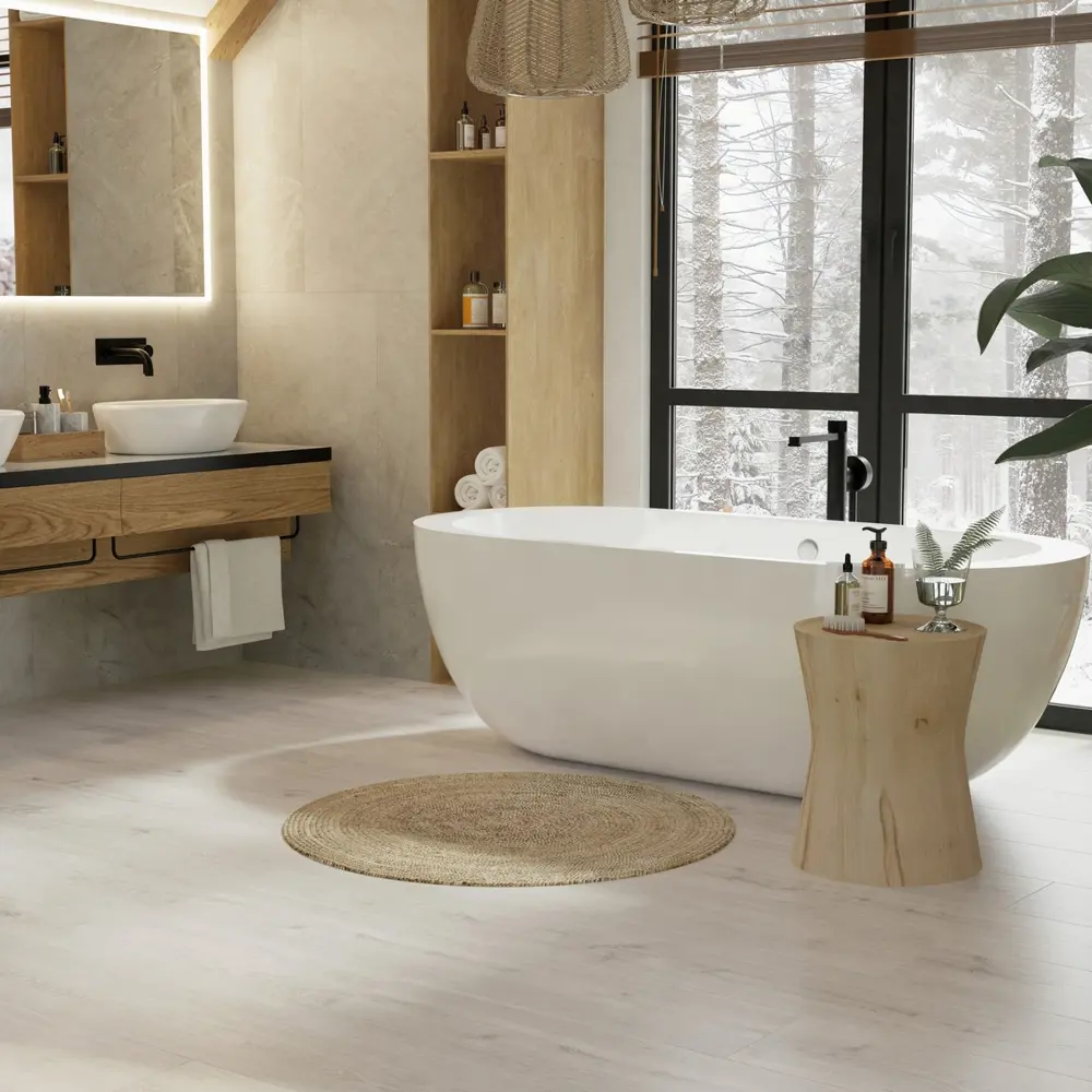 Фото 2 Ламинат Egger Large Дуб Уолтем Белый 32 класс толщина 8 мм с фаской 2.543 м², цена за упаковку Фото 2 Ламинат Egger Large Дуб Уолтем Белый 32 класс толщина 8 мм с фаской 2.543 м², цена за упаковку