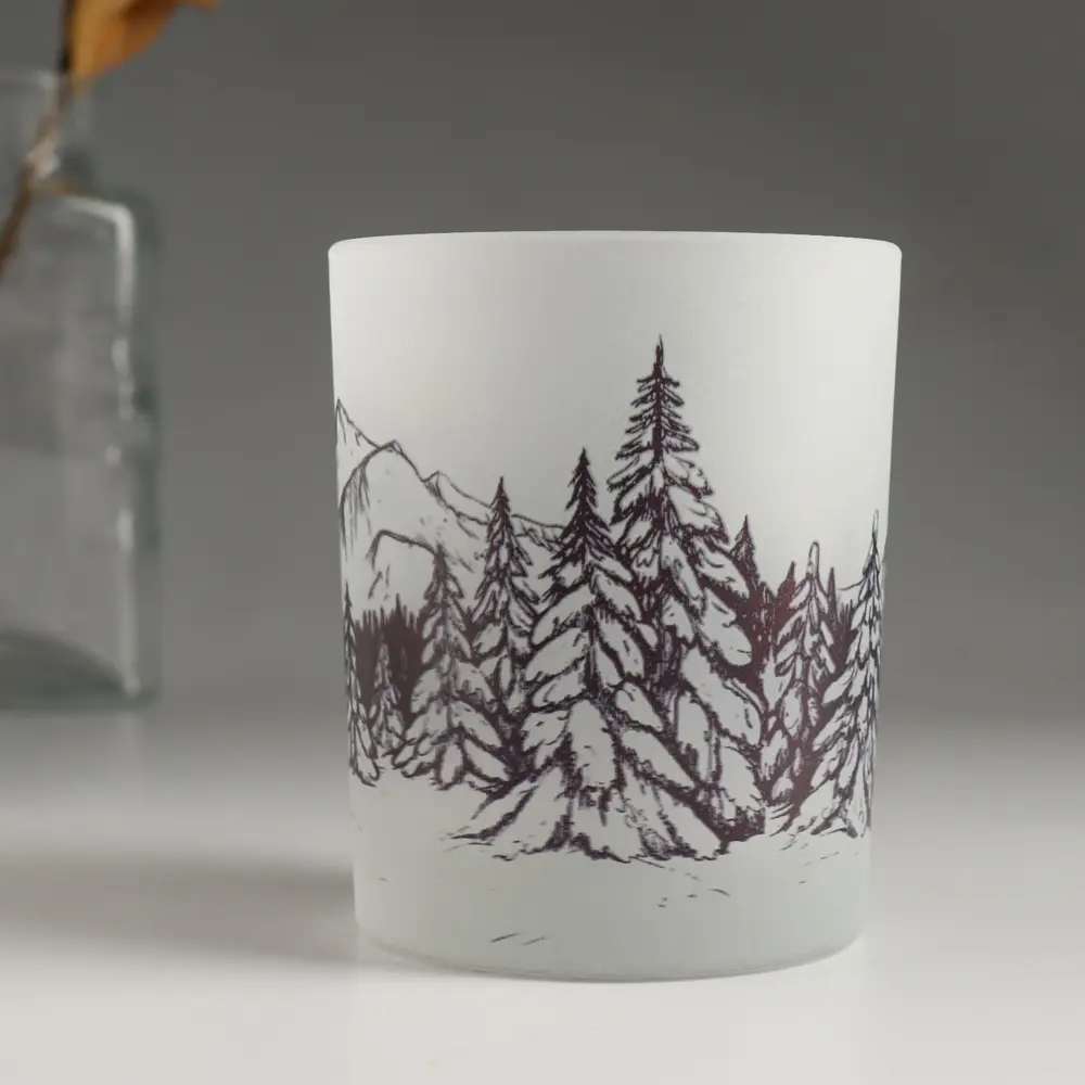 Фото 2 Подсвечник стеклянный Evis "Горный пейзаж" 9.3x7.7 см 240 мл Фото 2 Подсвечник стеклянный Evis "Горный пейзаж" 9.3x7.7 см 240 мл