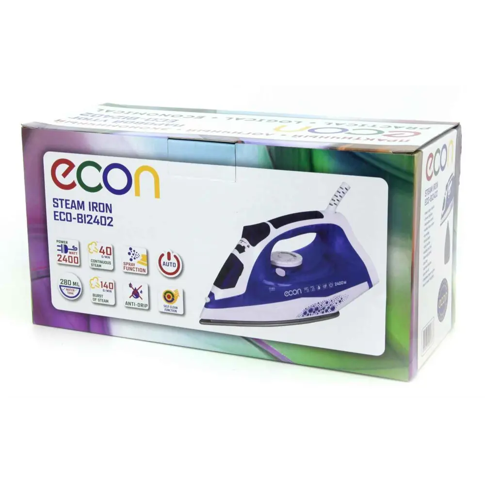 Фото 4 Утюг Econ ECO-BI2402 цвет синий Фото 4 Утюг Econ ECO-BI2402 цвет синий