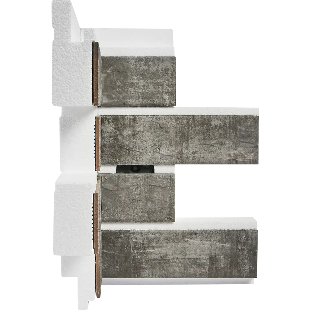 Фото 2 Термопанель внутренний угол Мосстрой-31 Brick Wall серый 31x31x41x5 см Фото 2 Термопанель внутренний угол Мосстрой-31 Brick Wall серый 31x31x41x5 см