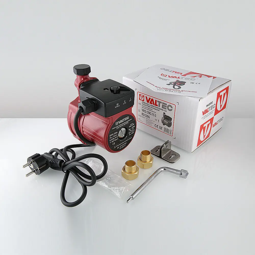 Фото 6 Насос для повышения давления Valtec VRS 9/160 мм c мокрым ротором и датчиком протока Фото 6 Насос для повышения давления Valtec VRS 9/160 мм c мокрым ротором и датчиком протока