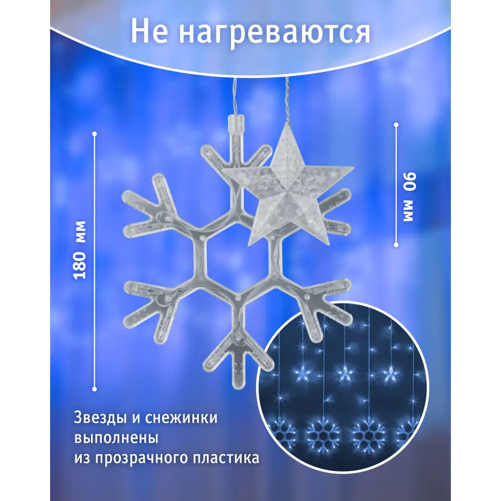 Фото 5 Электрогирлянда комнатная Navigator 95122 бахрома 100x100 м 150 ламп прозрачный 8 режимов работы Фото 5 Электрогирлянда комнатная Navigator 95122 бахрома 100x100 м 150 ламп прозрачный 8 режимов работы