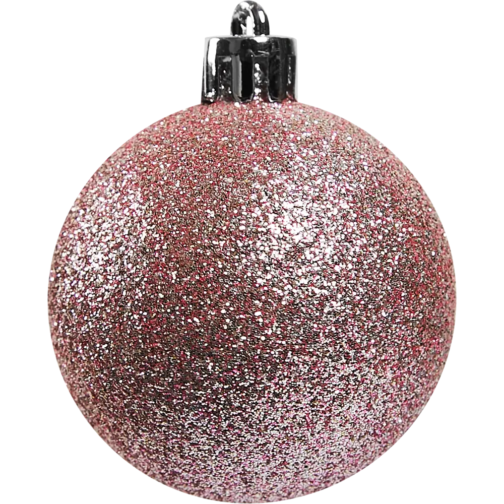 Фото 6 Набор новогодних шаров Christmas ø5 см цвет розовый 12 шт. Фото 6 Набор новогодних шаров Christmas ø5 см цвет розовый 12 шт.