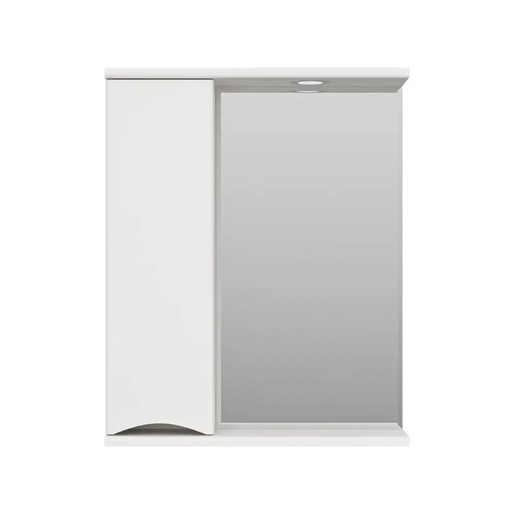 Фото Зеркальный шкаф для ванной Misty Атлантик П-Атл-4060-010Л 60x74см белый