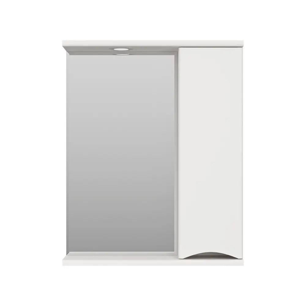 Фото 2 Зеркальный шкаф для ванной Misty Атлантик П-Атл-4060-010П 60x72см белый