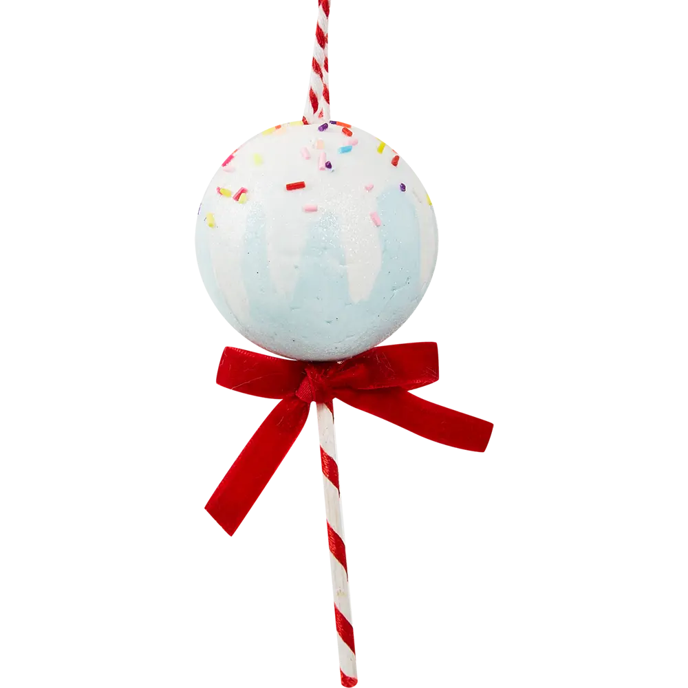 Фото 2 Елочная игрушка Леденец 13.5x5.5 цвет синий Фото 2 Елочная игрушка Леденец 13.5x5.5 цвет синий