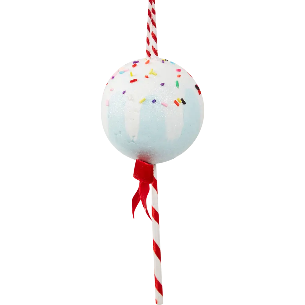 Фото 3 Елочная игрушка Леденец 13.5x5.5 цвет синий Фото 3 Елочная игрушка Леденец 13.5x5.5 цвет синий