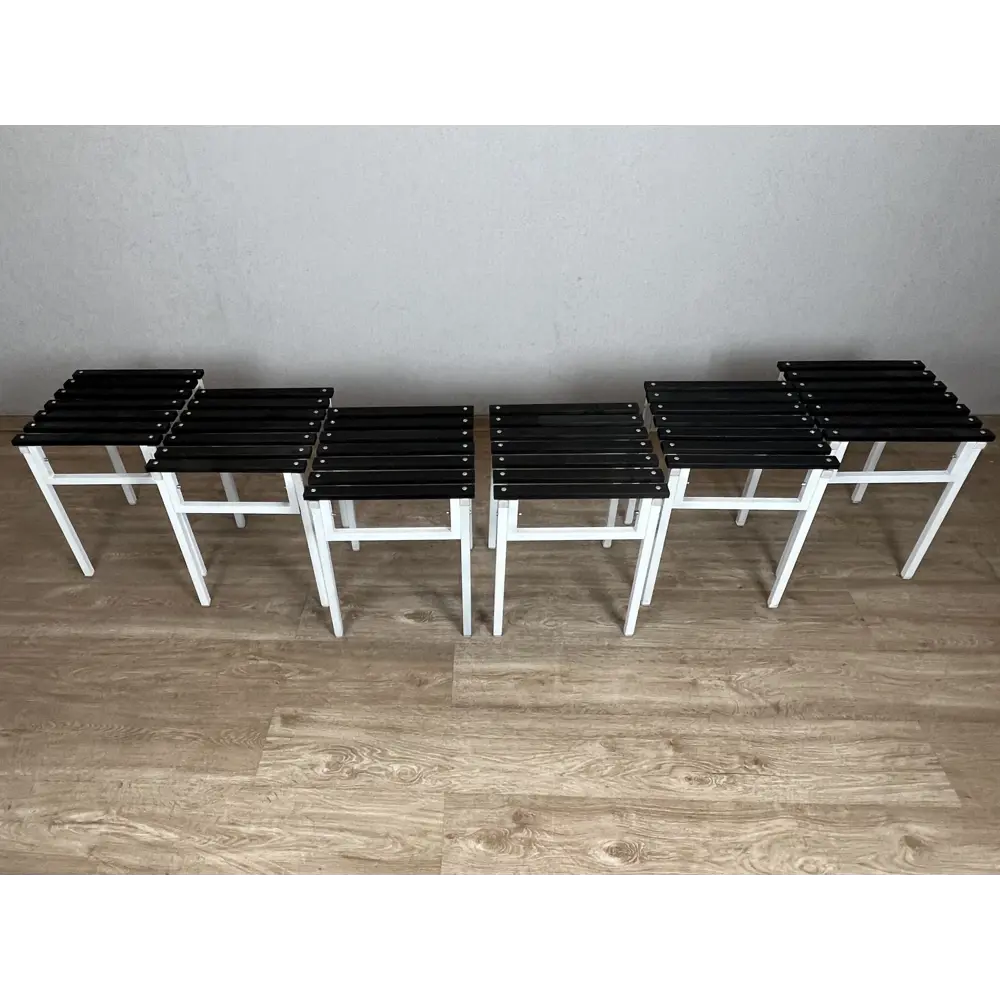 Фото 3 Табурет Solarius 210-10013-6 35x45x35 см дерево цвет черный Фото 3 Табурет Solarius 210-10013-6 35x45x35 см дерево цвет черный