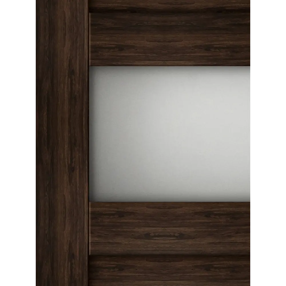 Фото 3 Дверь межкомнатная остекленная с замком и петлями в комплекте Presto Санремо 80x200 см ПВХ цвет коричневый Фото 3 Дверь межкомнатная остекленная с замком и петлями в комплекте Presto Санремо 80x200 см ПВХ цвет коричневый