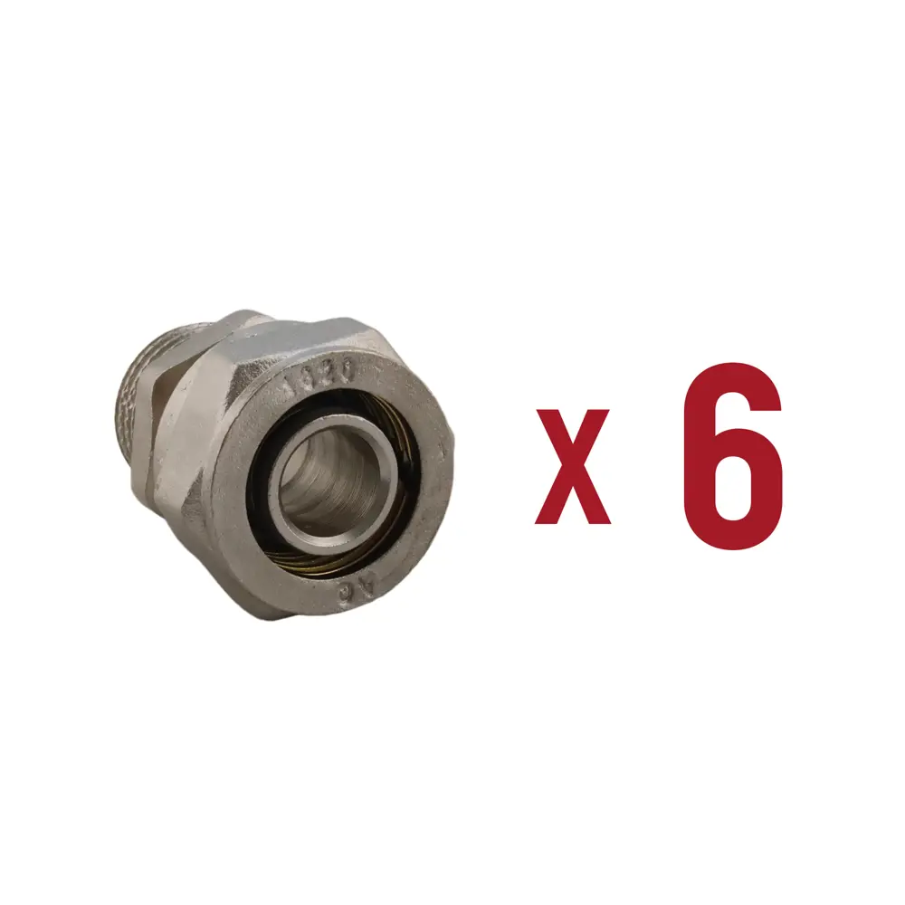 Фото Муфта комбинированная Aqualink 1/2"x20 мм НР латунь k18308 Фото Муфта комбинированная Aqualink 1/2"x20 мм НР латунь k18308