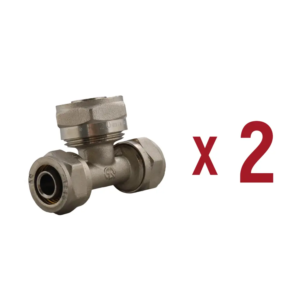 Фото Тройник переходной Aqualink 16x20x16 мм латунь k18607 Фото Тройник переходной Aqualink 16x20x16 мм латунь k18607