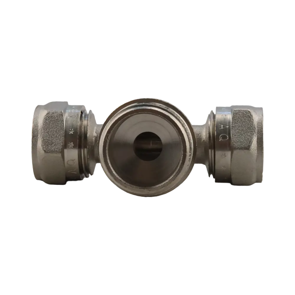 Фото 2 Тройник комбинированный Aqualink 16x3/4"x16 мм НР латунь k18620